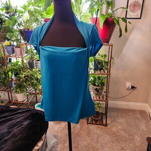 Cerulean Blue Short Sleeve Shirt